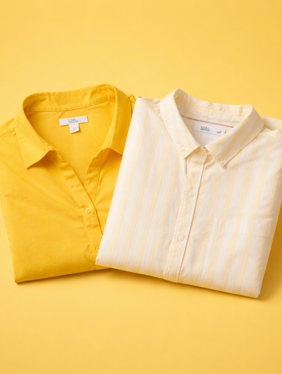 croft & barrow Tops - 𝖢𝗋𝗈𝖿𝗍 & 𝖡𝖺𝗋𝗋𝗈𝗐 𝖸𝖾𝗅𝗅𝗈𝗐 𝖡𝗎𝗍𝗍𝗈𝗇 𝖡𝗅𝗈𝗎𝗌𝖾𝗌 𝖡𝗎𝗇𝖽𝗅𝖾